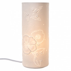 Lampe tube fleur grand modèle