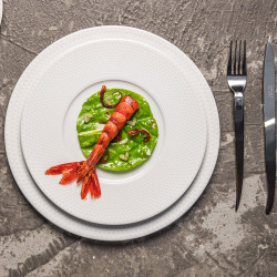 Assiette plate Nymphéa  27 cm (lot de 6)
