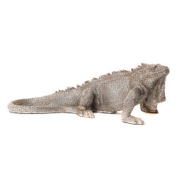 Iguane argenté 39 cm