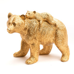 Maman ours et son bébé doré