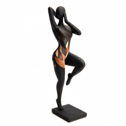 Statue femme Eline noire...