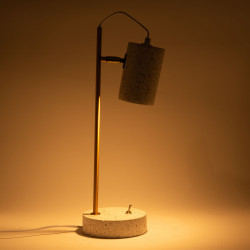 Lampe Terrazzo blanche