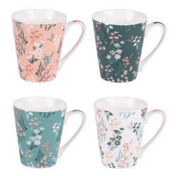 Coffret de 4 mugs joy 31 cl