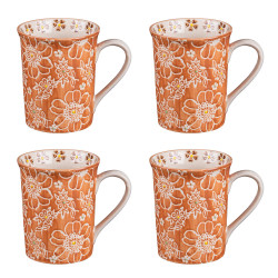 Mug Mikonos 35cl (lot de 3) - Table Passion - Décoré - Faïence - Tasse et  Mugs - Achat & prix