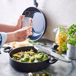 Sauteuse Torino en céramique avec Couvercle 28 cm