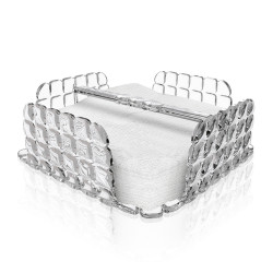 Porte serviettes de table Tiffany transparent