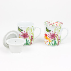 Coffret 2 tisanieres tutti fiori
