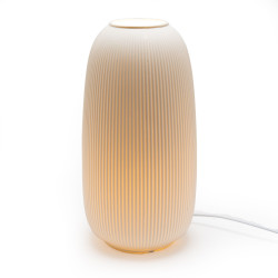 Lampe striée grand modèle