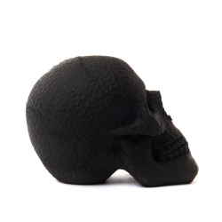 Tête de mort noire 26,5 cm