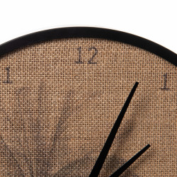 Horloge Cocotier en jute 35 cm