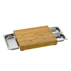 Planche à découper 46 cm Kenina avec tiroir