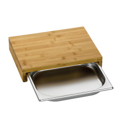 Planche à découper 36 cm Kenina avec tiroir