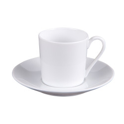 Ensemble thé savoie en porcelaine blanche (lot de 2)