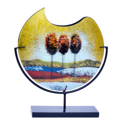 Vase Lune sienne 33x37 cm