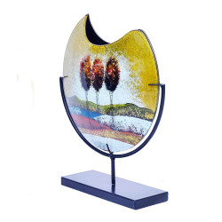 Vase Lune sienne 33x37 cm