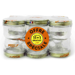 Pack de 12 terrines 200g dont 1 gratuite