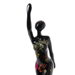 Statue femme Luisa noir