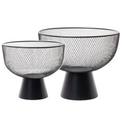 Set de 2 coupes noires