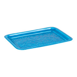 Plateau rectangle 30x21 cm Pop Flower (1 modèle aléatoire)