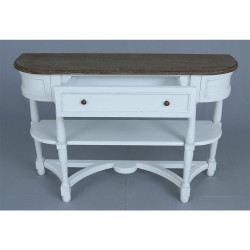 Console drapier Bohème blanche 