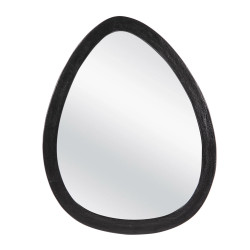 Miroir métal œuf noir 63 x...