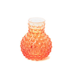 Vase Bulle 15 cm orange