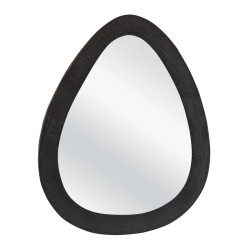 Miroir métal œuf noir 48 x...