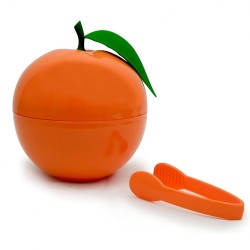 Seau à glaçons orange avec...