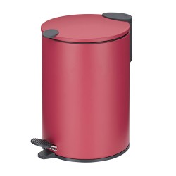 Poubelle Mats rouge pastel 3L