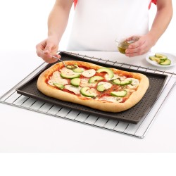 Pizza mat 30x40 cm marron
