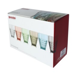 Set de 6 verres hauts 51cl Tiffany couleur assortis