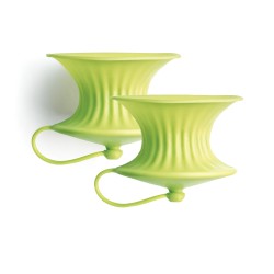 Set de 2 presse-agrumes vert