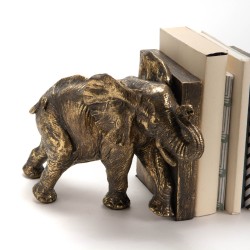 Lot de 2 serre livre éléphant