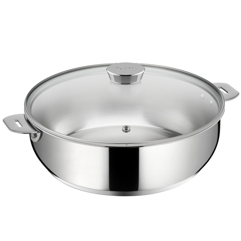 Sauteuse tout inox Cristel 24cm - La Carpe