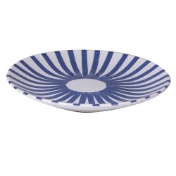 Assiette plate Santiago bleu 26 cm (lot de 6)