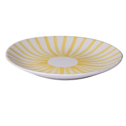 Assiette plate Santiago jaune 26 cm (lot de 6)