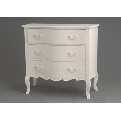 Commode 3 tiroirs blanc...