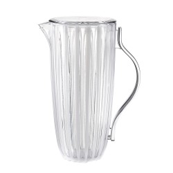 Carafe / broc en verre 1L avec bouchon blanc - Quadro - Luminarc