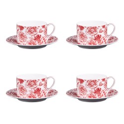 Coffret de 4 tasses à thé...