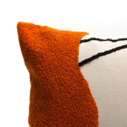 Coussin élégant brut 40x60 cm