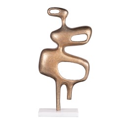 Sculpture en fonte or 24x49 cm