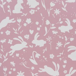 Table enfant rose lapin