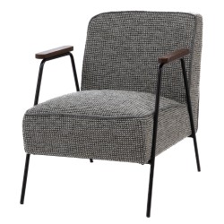 Fauteuil Huggy chiné gris