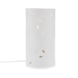 Lampe tube feuilles 20 cm