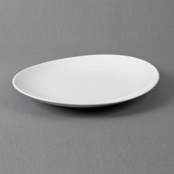 Assiette à steak ovale 30x28 cm (lot de 6)