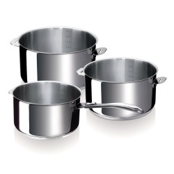 Set de 3 casseroles...