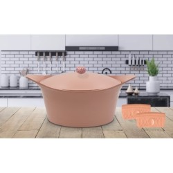 L'incroyable Cocotte Cookut 24cm Guimauve