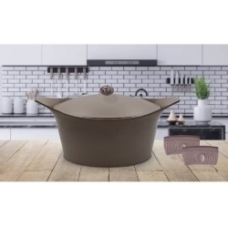 L'incroyable Cocotte Cookut 24 cm Moka 