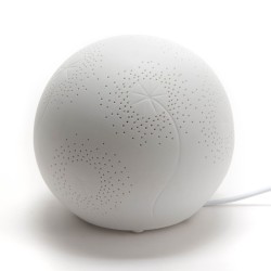 Lampe boule graminées 