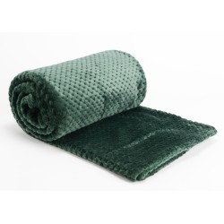 plaid damier 130x170 forêt 